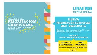 Nueva Priorización curricular 2023  2025 en Chile LirmiLIVE [upl. by Chandless84]