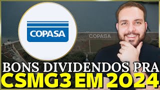 VALE A PENA INVESTIR EM COPASA   TUDO SOBRE CSMG3 [upl. by Serafina273]