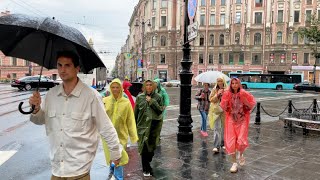 Walking Tour in St Petersburg 4K №344 [upl. by Notrom]