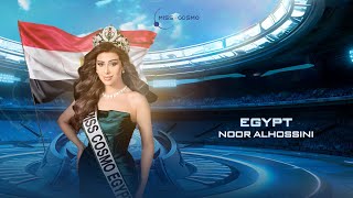 NOOR ALHOSSINI  INTRODUCTION VIDEO  MISS COSMO EGYPT 2024 [upl. by Debbi547]