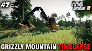 FS19 Grizzly Mountain Timelapse 7 Processing Trees [upl. by Seaden]