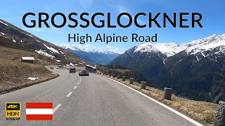 4K Grossglockner High Alpine Road  4K Scenic Drive  Driving to KaiserFranzJosefsHöhe  Austria [upl. by Ane854]