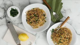 WholeWheat Pasta with Garlic and Olive Oil  Martha Stewart [upl. by Swanson]