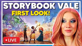 FIRST LOOK at Storybook Vale DLC  Disney Dreamlight Valley [upl. by Annayoj]