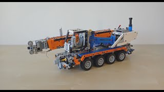 LEGO Technic singlecabin mobile crane 42128 alternate model [upl. by Marguerite892]