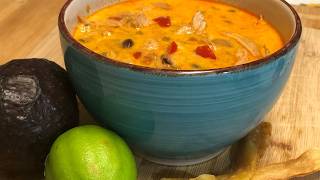 The Ultimate Creamy Chicken Tortilla Soup NextLevel Flavor [upl. by Burget]