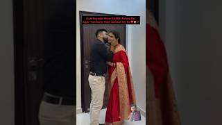 Shaadi Ke Baad Pehli Baar Saree Pehni ❤️💕❤️ swatimongacouplegoalshusbandwifesareenewlyweds [upl. by Napoleon34]