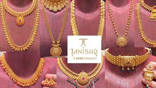 Tanishq Jewellers Necklaces amp Haram designs  new kasumala design  2 in 1 new mango haram design [upl. by Shelah]