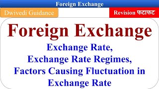 Concept of Foreign Exchange Factors affecting exchange rate Currency banking and Exchange bcom [upl. by Cohlette]