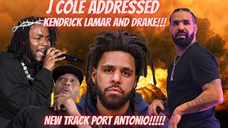 J Cole Fires Shots At Kendrick Lamar And Drake  Port Antonio Official Audioreaction hiphop [upl. by Ajax]