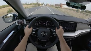 2020 Skoda Octavia IV 20 TDI 150 HP DSG  POV Test Drive [upl. by Eustazio449]