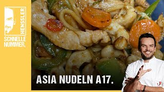 Schnelles Asia Nudeln A17Rezept von Steffen Henssler [upl. by Eednam]