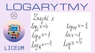 Znajdź x Proste równania logarytmiczne X jako liczba logarytmowana [upl. by Yann223]