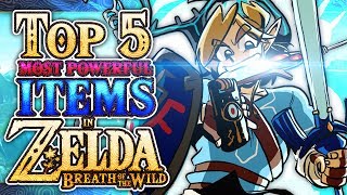 Top 5 Most Powerful Items in Zelda Breath of the Wild [upl. by Althee]