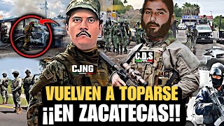 🚨 ¡¡CJNG Vs MAYITO FLACO Se Dan FUERTE Topón En ZACATECAS Tras Convoy Del CJNG mexico noticias [upl. by Caren]