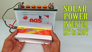 Suore Solar Power Inverter 3000W from 12V DC to 230V AC for Heavy load fridge Washing machine amp Pump [upl. by Peppard]