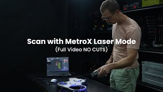 Revopoint MetroX Laser Mode Scan Full Video NO CUTS [upl. by Geminian]