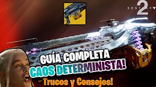 GUÍA EXÓTICO quotCAOS DETERMINISTAquot LIGHTFALL DESTINY 2 [upl. by Uolyram158]