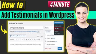 How to add testimonials in wordpress 2024  Testimonial Section [upl. by Autrey951]