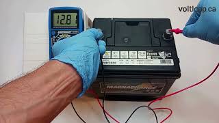 How to test a 12V battery with a multimeter [upl. by Josh]