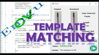 Template Matching using EmguCV [upl. by Odareg]