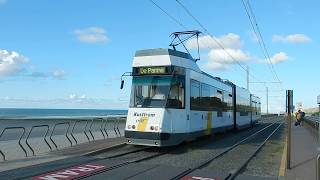 Kusttram Belgien Straßenbahn [upl. by Aenit]