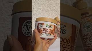 Probando la nueva Garnier Fructis Hair food manteca de cacao [upl. by Ernaldus]