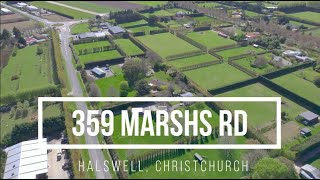 Colliers Property 359 Marshs Road Halswell [upl. by Castara]