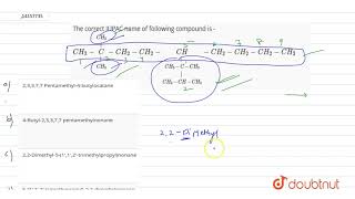 Comprehension  3 Branched  chain alkanes are named according to the following rules 1 Longest [upl. by Sande408]