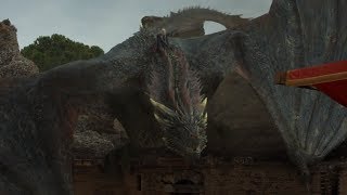 Ejderha Çukurunda Dragon Büyük Girişi I Game of thrones 7sezon Final [upl. by Merete804]