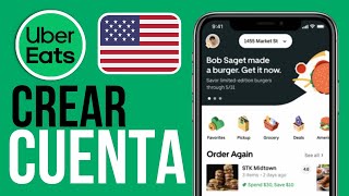 ➡️Como CREAR una CUENTA de UBER EATS En ESTADOS UNIDOS 🇺🇸 Paso a Paso [upl. by Ecnarolf]