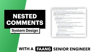 System Design Nested Comments [upl. by Leund]