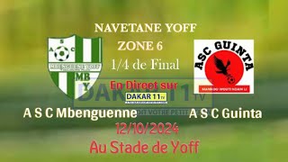 Navetane zone 6 Yoff Mbenguenne vs Guinta [upl. by Lexy]