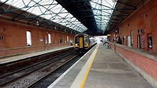 158784 heading north on the 1216pm stopping train to Bridlington 071223 [upl. by Pepi]