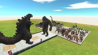 King Kong Save All Animal Life From Super Godzilla  Animal Revolt Battle Simulatorarbs [upl. by Nnylrats]