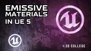 How to create Emissive Material in Unreal Engine 5 [upl. by Esmerelda]