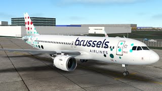 RFS full flight  BrusselsNational Airport EBBR to GothenburgLandvetter Airport ESGG [upl. by Enenej]