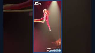 Cirque du Soleil aerialist injured in fall during Portland show [upl. by Kreager]