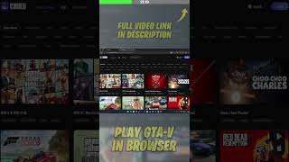 How to play GTA 5 without download in browser  How to play GTA 5 free in browser  GTAV Browser [upl. by Aeki]