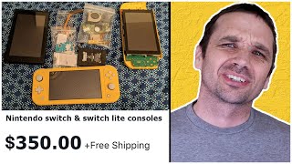 I Bought 3 Broken Nintendo Switches From eBay  Im Not Happy About It [upl. by Akemahc]