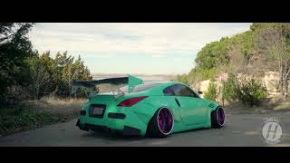 Nissan 350Z on 19quot Reverse Lip EBISU  Heritage Wheel [upl. by Franchot46]