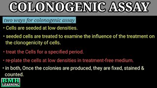 Clonogenic Assay  Colony Formation Assay [upl. by Evetta]