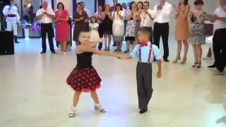 2 little Kids Ballroom dancing [upl. by Epilef]