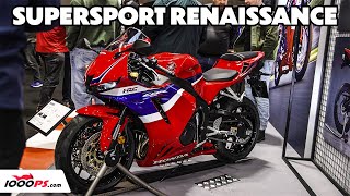 Honda CBR 600 RR 2024  first look  Motorcycle Live Birmingham [upl. by Ahsiled294]