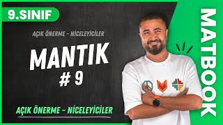 Mantık 9  Açık Önerme ve Niceleyiciler  9SINIF MATEMATİK MatBook  2024 [upl. by Cruce]