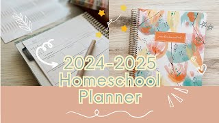 20242025 HOMESCHOOL PLANNER FLIP THROUGH  PLUM PAPER [upl. by Nicolais786]