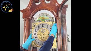 How to Set Up Herschede 9 Tube Grandfather Clock Model 294 [upl. by Marx]