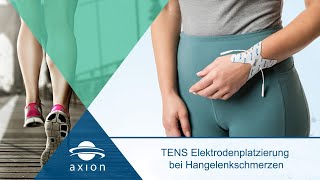 Handgelenkschmerzen  Elektrodenplatzierung für TENS  axion [upl. by Yelreveb]