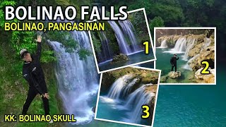 BOLINAO FALLS 1 2 AND 3 in Bolinao Pangasinan  Philippines [upl. by Esenahs]