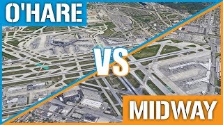 OHare VS Midway  Chicagos International Airports Compared [upl. by Nahsez764]